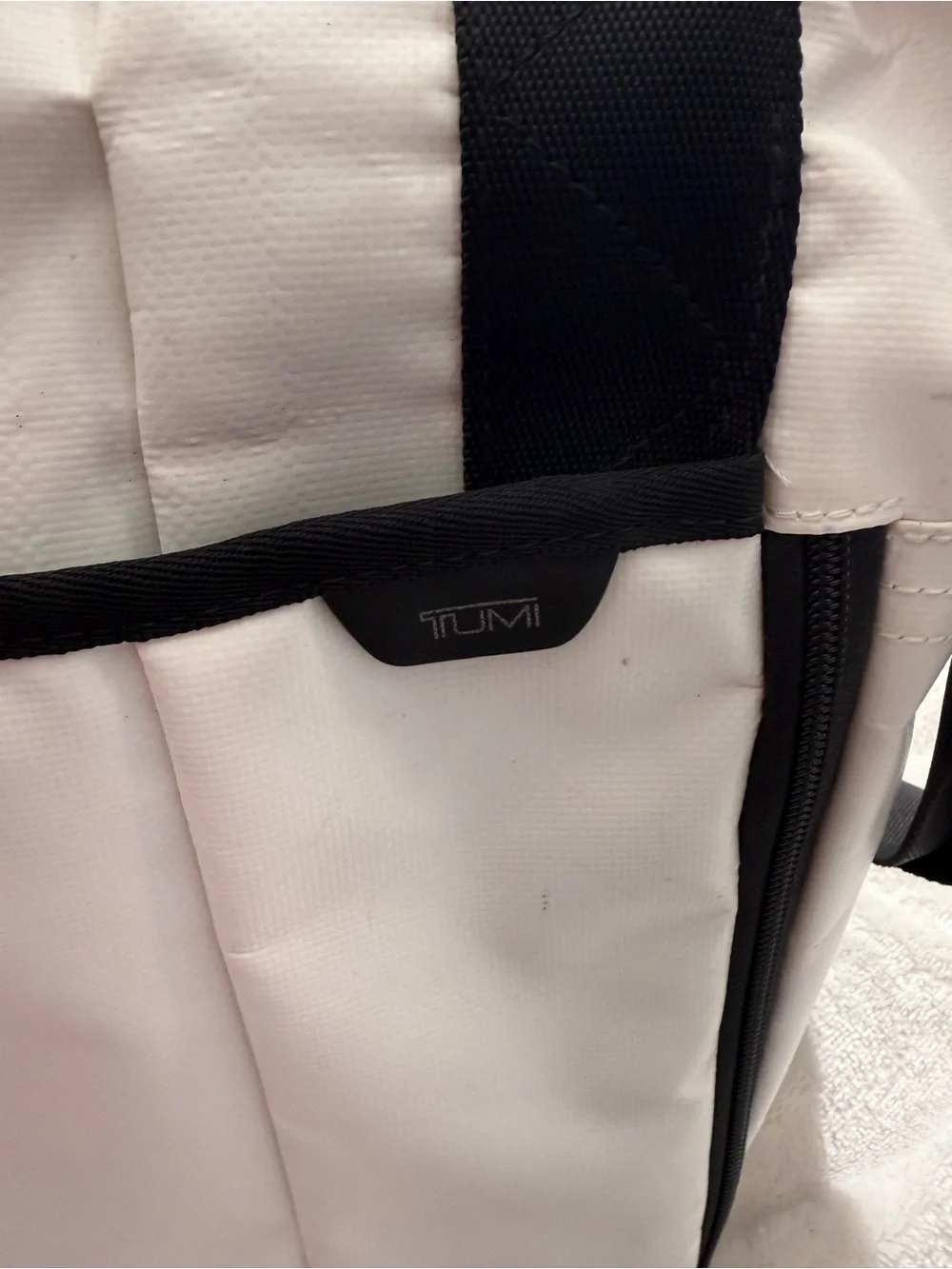 T-Tech by TUMI White Tactical Technical Messenger Bag Crossbody Techwear 59671WT